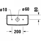 Duravit D-Neo monoblokkos WC tartály fehér oldalsó bekötés 0944000005