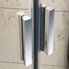 Ravak BLIX BLDP2-100 zuhanyajtó fehér profil transparent üveg 0PVA0100Z1