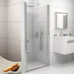 Ravak Chrome CSD1-80 zuhanyajtó krómhatású+transparent