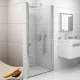 Ravak Chrome CSD1-80 zuhanyajtó krómhatású+transparent