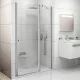 Ravak Chrome CSD2-120 zuhanyajtó krómhatású+transparent