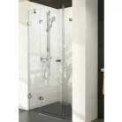 Ravak BRILLIANT BSD3-110 jobb oldali zuhanyajtó króm profil transparent üveg (0UPD0A00Z1)