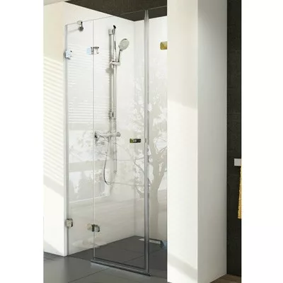 Ravak BRILLIANT BSD3-110 jobb oldali zuhanyajtó króm profil transparent üveg (0UPD0A00Z1)