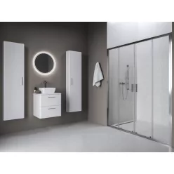   Ravak Blix II NBLDP4 130 zuhanyajtó krómhatású+transparent