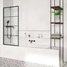 Modo New Black PNJ 50cm Factory kádparaván fekete 10006050-54-55 rajza