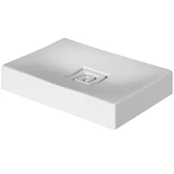 Bisk Meander szappantartó fehér műanyag 10030