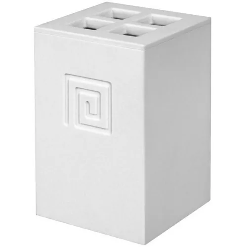 Bisk Meander fogkefetartó fehér műanyag 10050