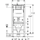 GEBERIT DUOFIX WC SZETT DELTA 20 KRÓM "K" /SZERELŐKERET+NYOMÓLAP+ZAJCSÖKKENTŐ+FALI RÖGZÍTŐ+WC CSÉSZE+ÜLŐKE/ "ÚJ"