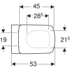 GEBERIT DUOFIX WC SZETT DELTA 20 KRÓM "K" /SZERELŐKERET+NYOMÓLAP+ZAJCSÖKKENTŐ+FALI RÖGZÍTŐ+WC CSÉSZE+ÜLŐKE/ "ÚJ"