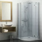 Roltechnik GRP1 1000 íves zuhanykabin brillant profil transparent betét jobbos (130-100000P-00-02)