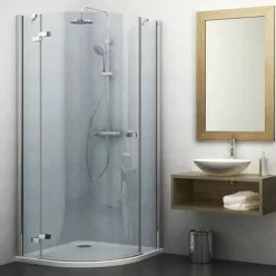   Roltechnik GRL1 900 íves zuhanykabin brillant profil transparent betét balos (130-900000l-00-02)