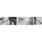 Roltechnik GRL1 900 íves zuhanykabin brillant profil transparent betét balos (130-900000l-00-02)