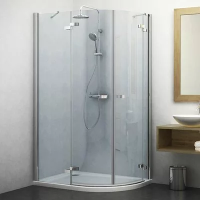 Roltechnik GR2 Asymmetric zuhanykabin brillant profil transparent betét balos (131-120080l-00-02)