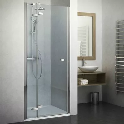 Roltechnik GDNL1 1400 egyszárnyas zuhanyajtó brillant profil transparent betét (134-140000l-00-02)