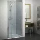 Roltechnik GDNL1 1500 egyszárnyas zuhanyajtó brillant profil transparent betét (134-150000l-00-02)