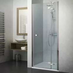   Roltechnik GDNP1 800 egyszárnyas zuhanyajtó brillant profil transparent betét (134-800000P-00-02)