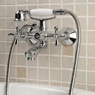 Mofém Treff kádtöltő csaptelep zuhanyszettel 141-0013-30