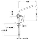 Mofém Mambó-5 KMT álló csaptelep szett nélkül 155-0044-01