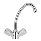 Mofém bojler csaptelep alsó bekötésű mosdó csaptelep (160-2004-02)