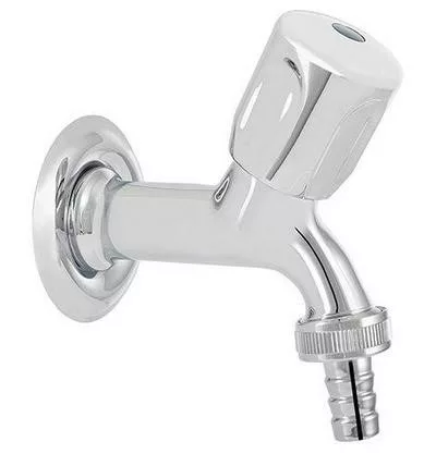 Mofém fali kifolyószelep tömlővéggel 1/2 col króm (162-0001-00)