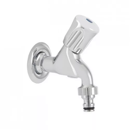 Mofém fali kifolyószelep légbeszívóval tömlővéggel 1/2 col króm (162-0007-00)