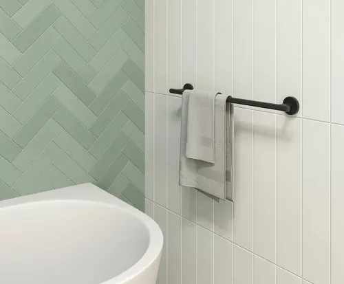 Fiesta Black törölközőtartó – fekete színben (17061280N)