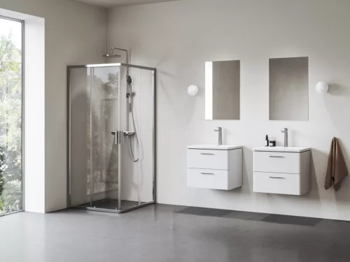 Ravak Blix II NBLRV2 90x90 zuhanykabin krómhatású+transparent