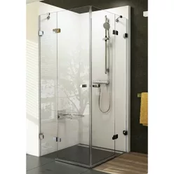 Ravak Brilliant BSRV4-100 zuhanykabin króm+transparent