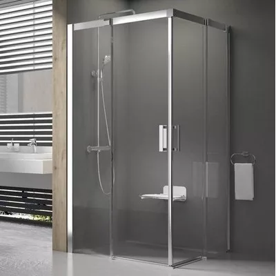 Ravak Matrix MSRV4-100x100 zuhanykabin szatén+transparent