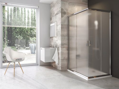 Ravak Blix BLRV2K-120 zuhanykabin krómhatású+grape (1 oldal)