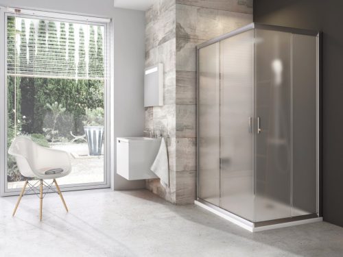 Ravak Blix BLRV2K-120 zuhanykabin szatén+grape (1 oldal)