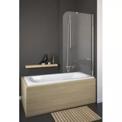   Radaway Torrenta PNJ J kádparaván 80 cm átlátszó jobbos (201101-101NR)