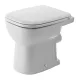 Duravit D-CODE WC csésze laposöblítésű hátsó kifolyású (21090900002)