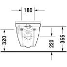 Duravit D-Code Sensowash Starck fali WC csésze (2226090000)