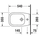 Duravit D-CODE fali bidé (22571500002)