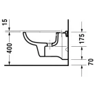 Duravit D-CODE fali bidé (22571500002)