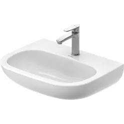   Duravit D-Code Mosdó Med fehér Magasfényű 600 mm (23116000002)