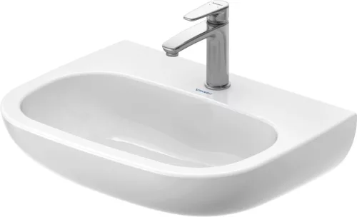 Duravit D-Code Mosdó Med fehér Magasfényű 600 mm (23116000002)