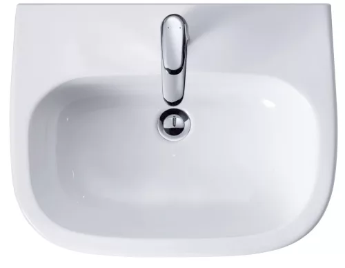 Duravit D-Code Mosdó Med fehér Magasfényű 600 mm (23116000002)