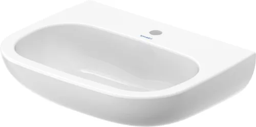 Duravit D-Code Mosdó Med fehér Magasfényű 600 mm (23116000002)