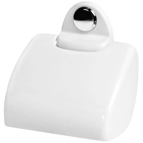Bisk Sandra fedeles WC papír tartó fehér műanyag 23402 rajza