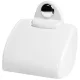 Bisk Sandra fedeles WC papír tartó fehér műanyag 23402 rajza