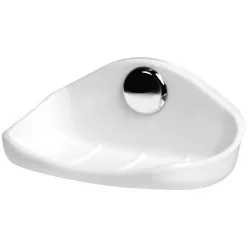 Bisk Sandra szappantartó fehér műnyag 23502 rajza