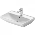 Duravit D-Neo mosdó csaplyukkal alul mázas 65x44 2366650000 rajz