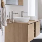 Duravit D-Neo pultra ültethető kerek mosdó 40x40 2371400070