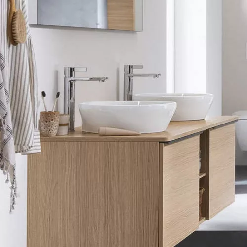 Duravit D-Neo pultra ültethető kerek mosdó 40x40 2371400070