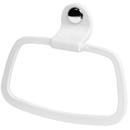 Bisk Sandra törölköző tartó gyűrű fehér műanyag 23902 rajza