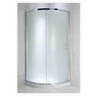 Jika Cubito Pure íves zuhanykabin 90 cm ezüst profil arctic üveg 1 ajtós (2502420026661)