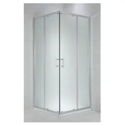Jika Cubito Pure szögletes zuhanykabin 90 cm ezüst profil átlátszó üveg (2512420026681)
