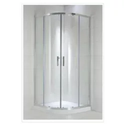   Jika Cubito Pure íves zuhanykabin 80 cm ezüst profil arctic üveg (2532410026661)